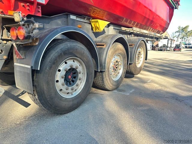 Trailer truk bak jungkit LANGENDORF SKS-HS 24/30 Cramaro Verdeck SAF Lift Alufelgen