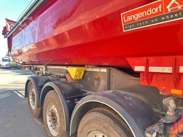 Trailer truk bak jungkit LANGENDORF SKS-HS 24/30 Cramaro Verdeck SAF Lift Alufelgen