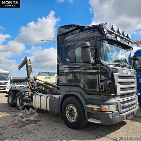 Abrollkipper SCANIA R480 Abrollkipper, Meiller RK20-65,Retarder, TÜV