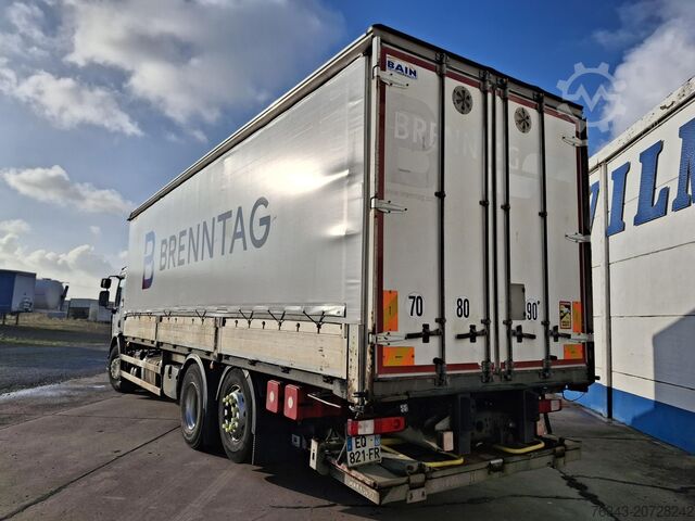 Tentinė bortinė sunkvežimis RENAULT D26 WIDE 380 - 6X2 - E6 - RETARDER