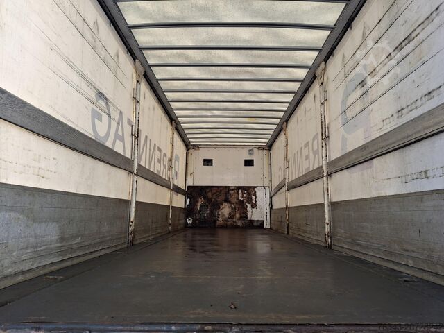 Tenteli platform kamyonu RENAULT D26 WIDE 380 - 6X2 - E6 - RETARDER