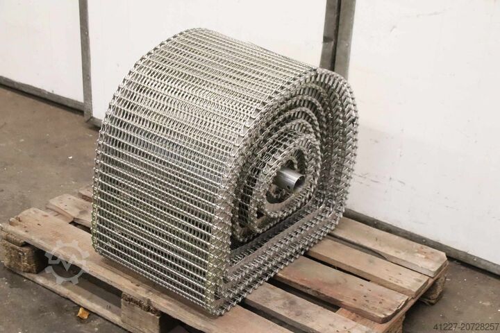 Stainless steel conveyor belt, link belt, 18.2 m Costacurta VICO FLEX Breite 457 mm