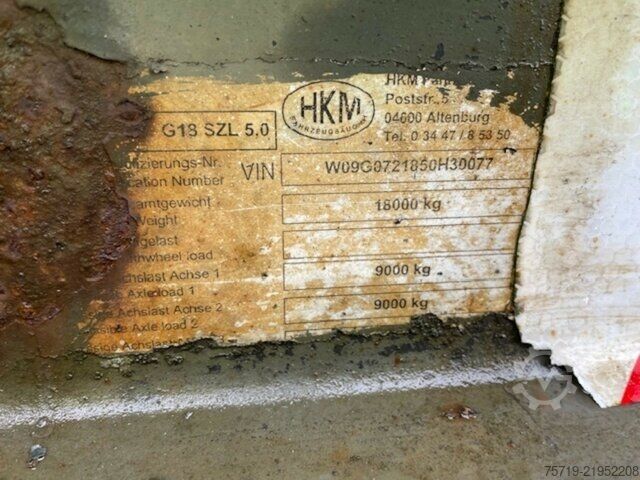 वैन Meiller G18 SZL 5.0