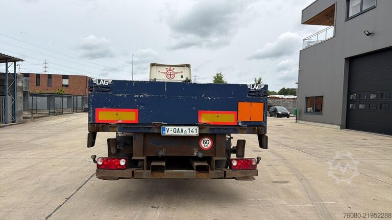 Flatbed LAG O - 3 GT (BPW AXLES / DISC / BELGIAN TRAILER)