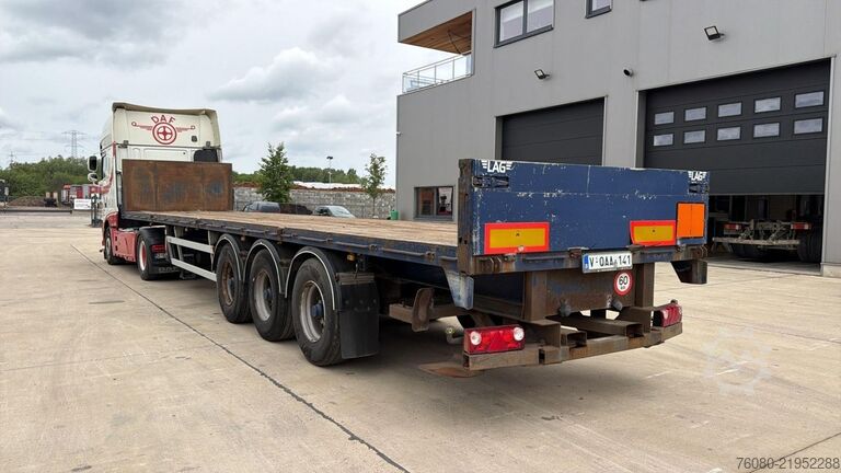 Flatbed LAG O - 3 GT (BPW AXLES / DISC / BELGIAN TRAILER)