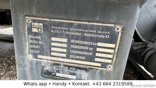 Landbrugsmaskine  Danubia Heizöl / Dieseltank 1000 L Baujahr 1981