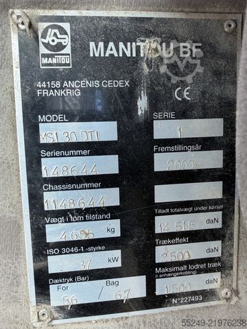 Bekelinis krautuvas Manitou MSI 30 DTI