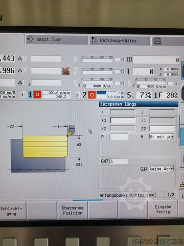 CNC dreiebenk DMT Kern CD402x1000