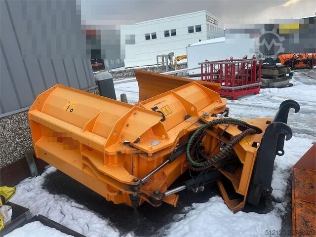 Baumaschine Schmidt folding wing snow plough