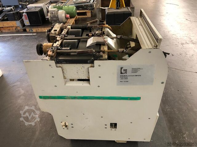 Kolbus PUR + EVA spine gluing unit (2005) Kolbus PUR spine gluing unit