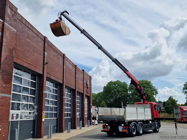 Camión grúa MAN TGS 26.360 6x4 Hydrodrive / Crane HMF1920K-RCS ...