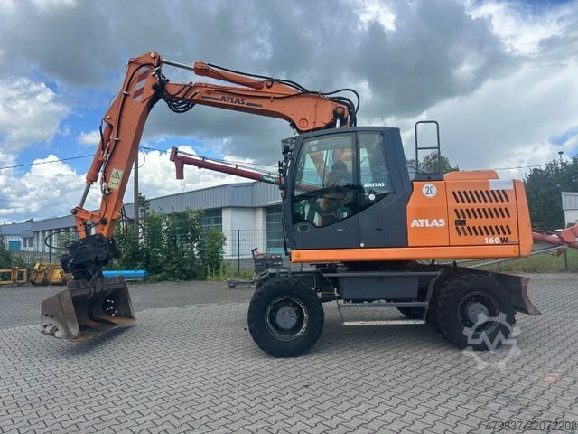 Hjulgraver ATLAS 160 W **Löffelpaket + Greifer**