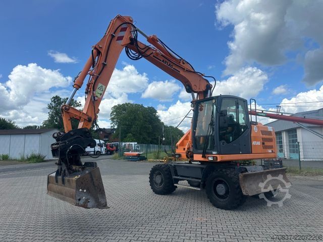 Hjulgraver ATLAS 160 W **Löffelpaket + Greifer**