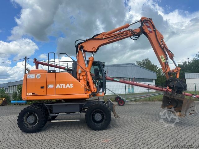 Hjulgraver ATLAS 160 W **Löffelpaket + Greifer**
