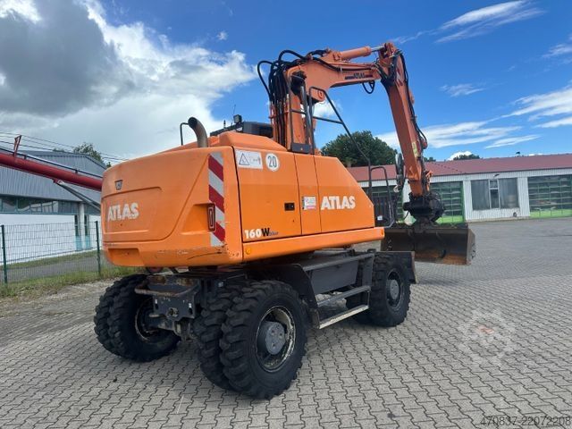 Hjulgraver ATLAS 160 W **Löffelpaket + Greifer**