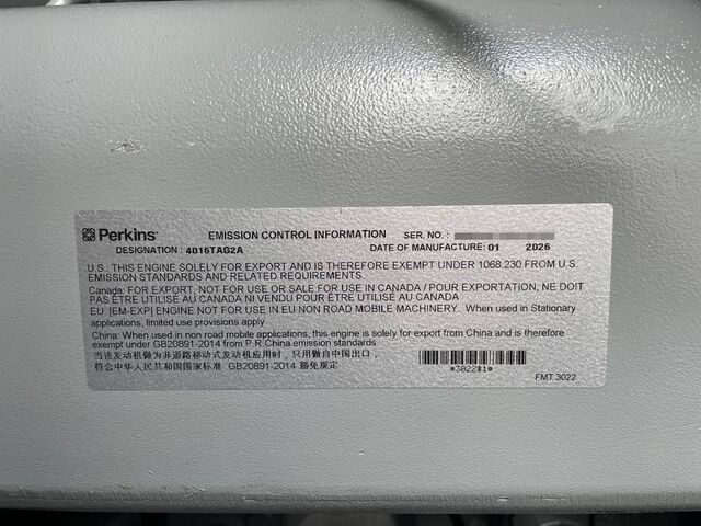 Agregat Perkins 4016-TAG2A - 2.200 kVA Generator - DPX-19826