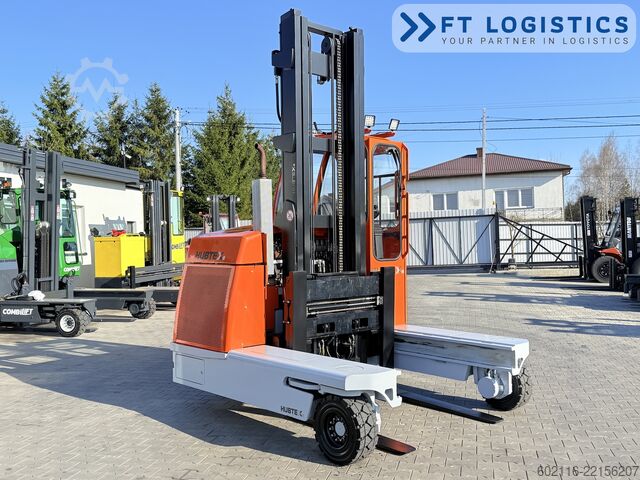 Nelisuuntatrukki Hubtex DQ45G DUPLEX 5000 FORK-POSITIONER CABIN