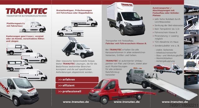 Autoutilitară basculantă OPEL Movano Dreiseitenkipper Bawer Box Plane  L3 165