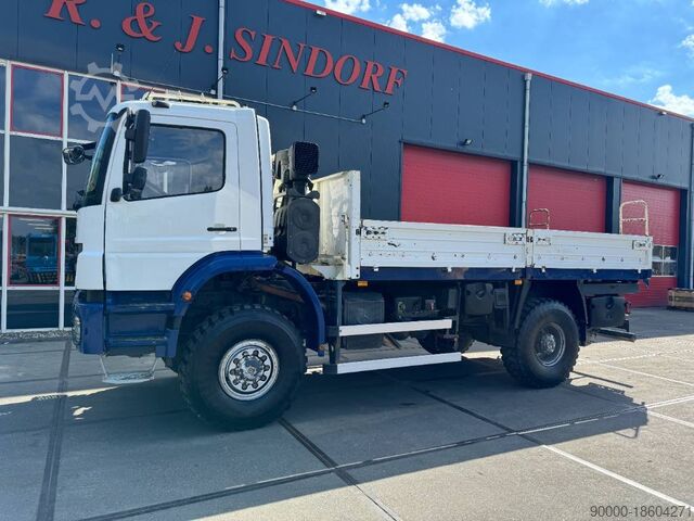 Prikolica s platformom Mercedes-Benz 1829 A 4x4 Axor - R
