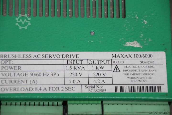 AC Servo Sürücü Control Techniques MAXAX 100/6000