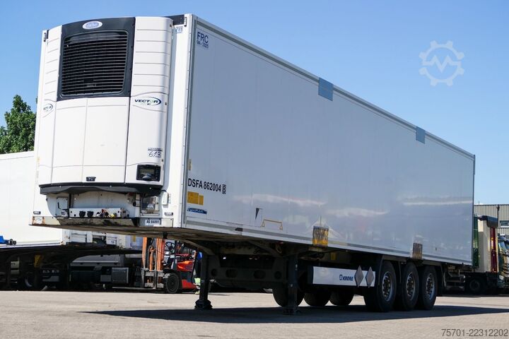 Reefer semitrailer KRONE SD Kühlkoffer Carrier Bi-Temp Doppelstock