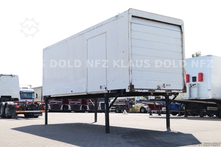 Swap chassis trailer KRONE WK0 BDF Koffer Wechselbrücke Rolltor