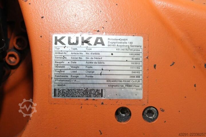 Robot industrial KUKA KR240 R2700 prime KRC4