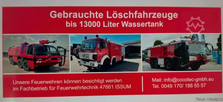 Special truck MAN 36.1000 - Feuerwehr Ziegler Z8 -8 x 8