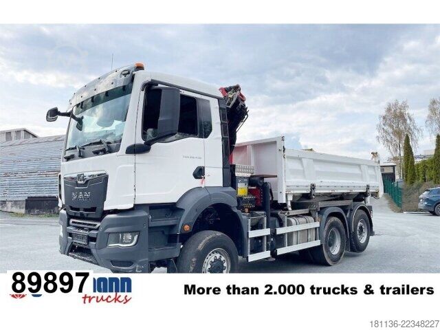 Kiepwagen MAN TGS 28.430 6x4-4 BL, Lenk-/Lift, Bordmatik, Kran