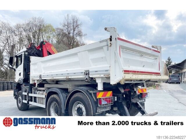 Kiepwagen MAN TGS 28.430 6x4-4 BL, Lenk-/Lift, Bordmatik, Kran