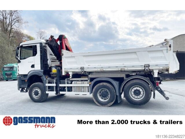 Kiepwagen MAN TGS 28.430 6x4-4 BL, Lenk-/Lift, Bordmatik, Kran