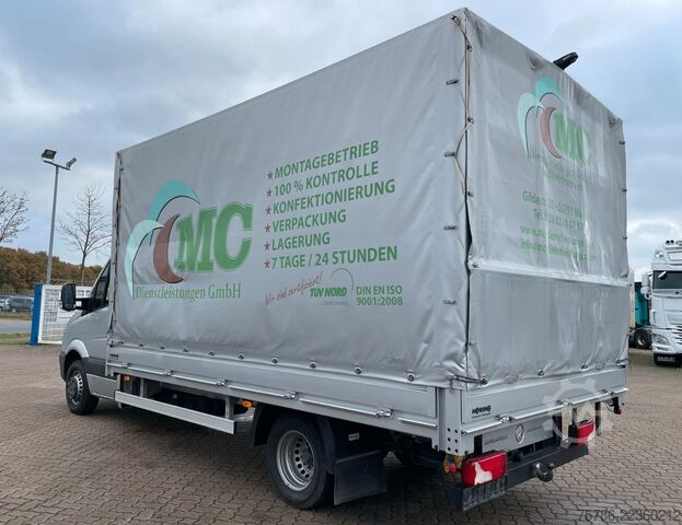 カーテンサイダーバン MERCEDES-BENZ Sprinter 519 CDI Pritsche/ AC/ org. KM