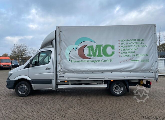 カーテンサイダーバン MERCEDES-BENZ Sprinter 519 CDI Pritsche/ AC/ org. KM