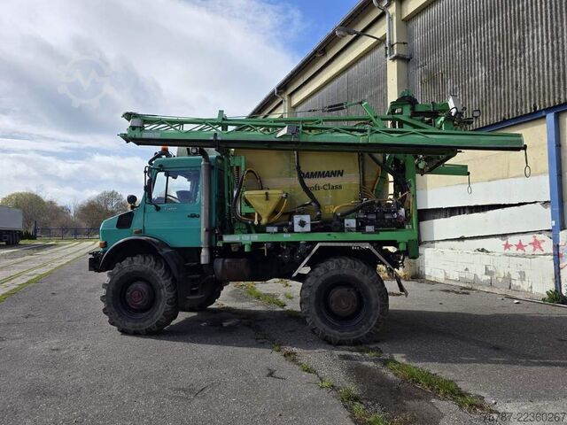 Kamyon şasisi UNIMOG U5000 4x4 Chassis, Standklima, 4374/45