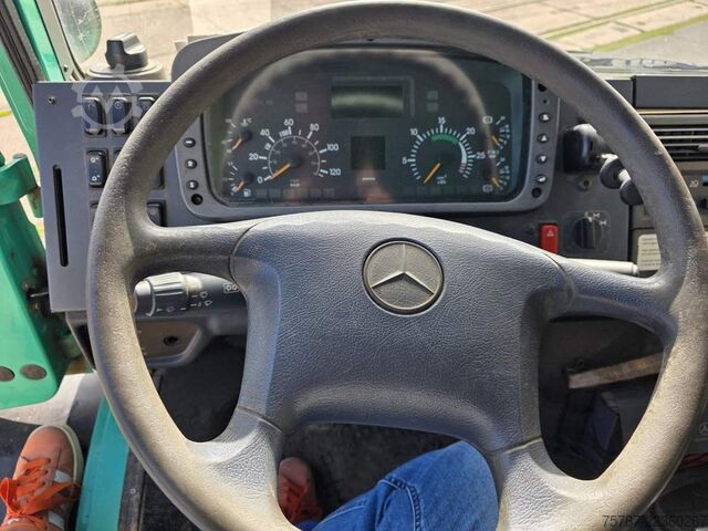 Kamyon şasisi UNIMOG U5000 4x4 Chassis, Standklima, 4374/45