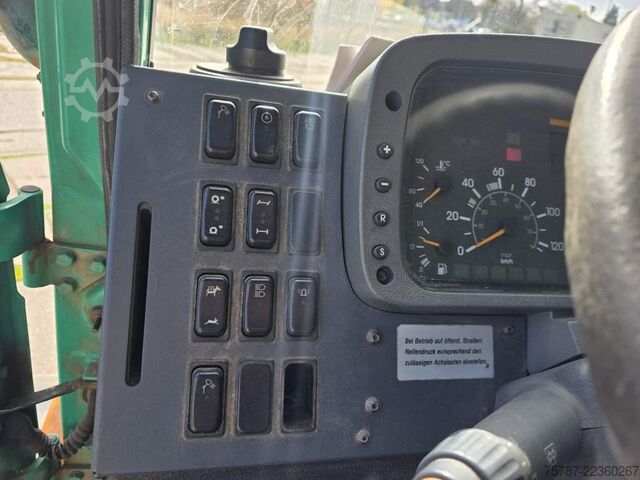 Kamyon şasisi UNIMOG U5000 4x4 Chassis, Standklima, 4374/45