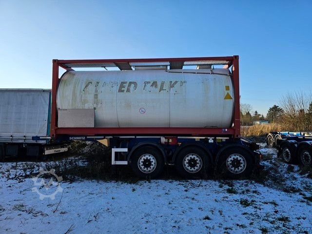 Değişebilir kasalı yarı römork SCHMITZ CARGOBULL 20" Tankconatinerchassis + Tankcontainer