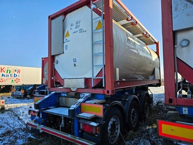 Değişebilir kasalı yarı römork SCHMITZ CARGOBULL 20" Tankconatinerchassis + Tankcontainer