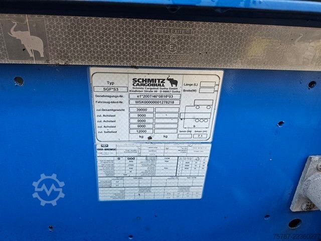 Değişebilir kasalı yarı römork SCHMITZ CARGOBULL 20" Tankconatinerchassis + Tankcontainer