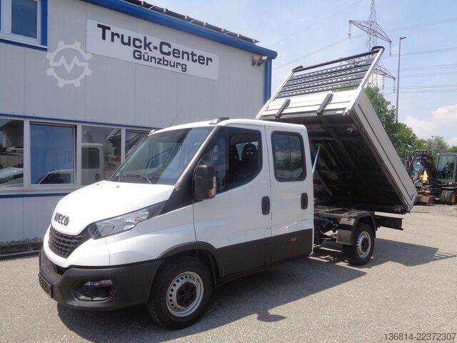 Damperli panelvan IVECO Daily Doka 35S14 Doka Kipper Klima AHK 7-Sitzer