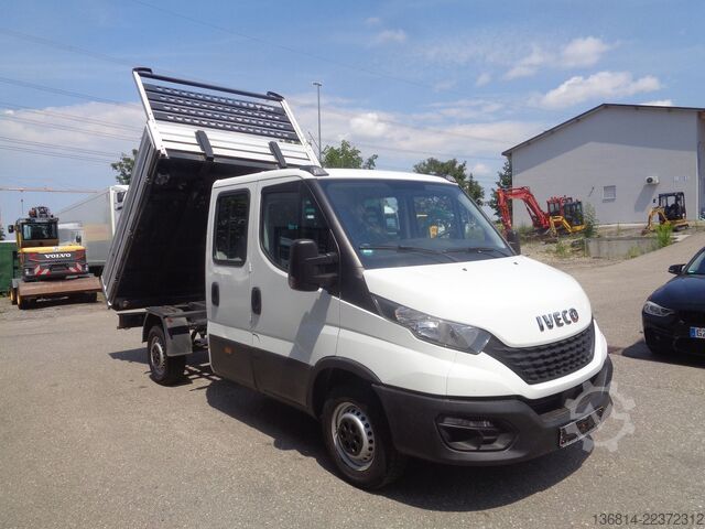 Damperli panelvan IVECO Daily Doka 35S14 Doka Kipper Klima AHK 7-Sitzer