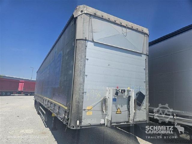 Brandalı açık yarı römork Schmitz Cargobull Semitrailer Curtainsider Mega