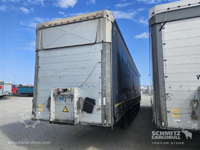 Brandalı açık yarı römork Schmitz Cargobull Semitrailer Curtainsider Mega