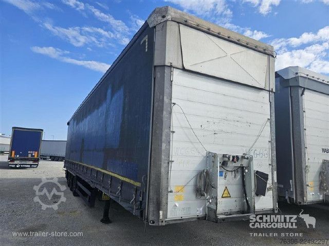 Brandalı açık yarı römork Schmitz Cargobull Semitrailer Curtainsider Mega