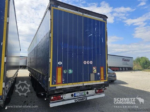 Brandalı açık yarı römork Schmitz Cargobull Semitrailer Curtainsider Mega
