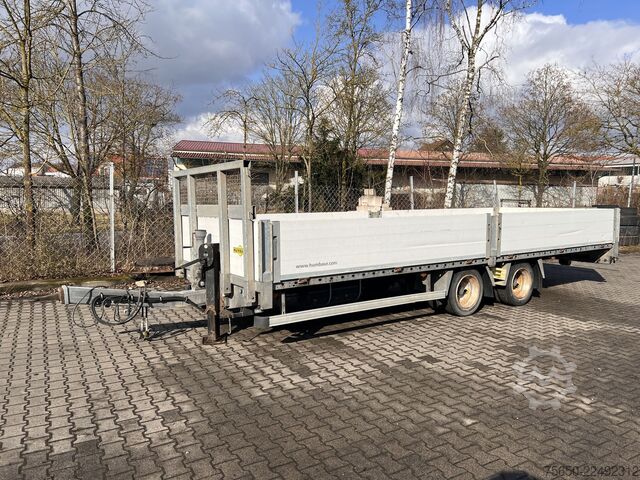 Përkthesë e hapur Humbaur HBTZ 137224  14,4 t Tandem- Pritschenanhänger- Tieflader