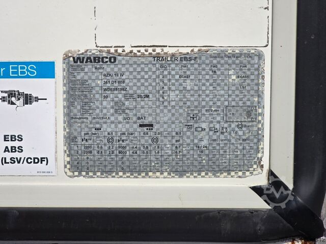 冷蔵トレーラー ROHR RZK * DURCHLADER *SCHWENKKLAPP * PALFINGER LBW *