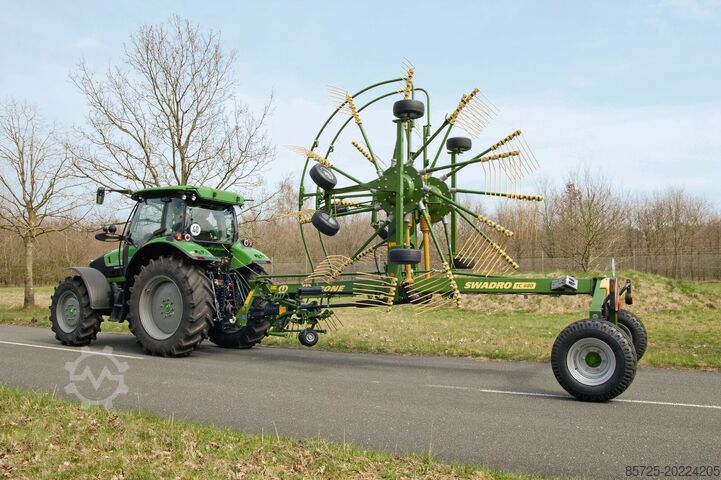 スワスレーキ Krone Middenaflegharken met twee elementen