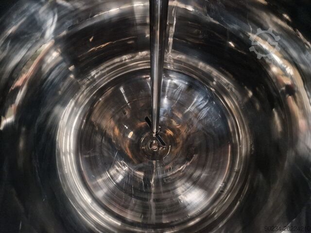 Reactor de acero inoxidable NIKRO 316L, 2013 litros, 2 bar internos, 2 bar de camisa. Nikro 2013 Litre