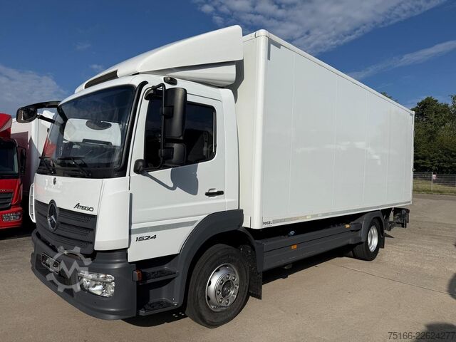 Камион-фургон MERCEDES-BENZ ATEGO 1524 L Koffer 6,25 m LBW BÄR 1,5 T*NL 8 T